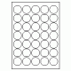 468 - Label Size 35mm dia - 35 labels per sheet